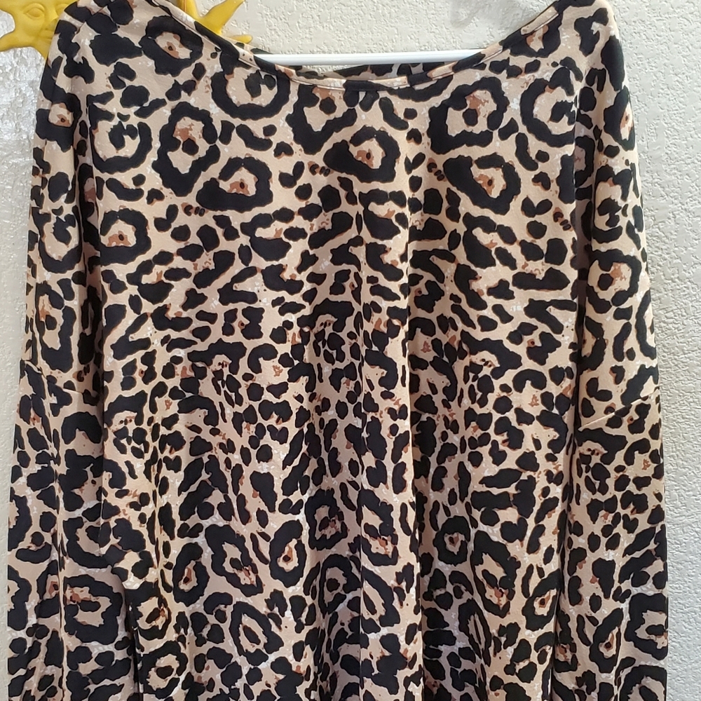 Leopard print sweater